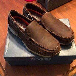 Rockport Works Sailing Oxfords with Steel Toe